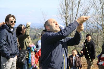 la festa degli aquiloni a San Miniato