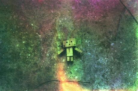 Danbo on dishwashed film Danbo on dishwashed film