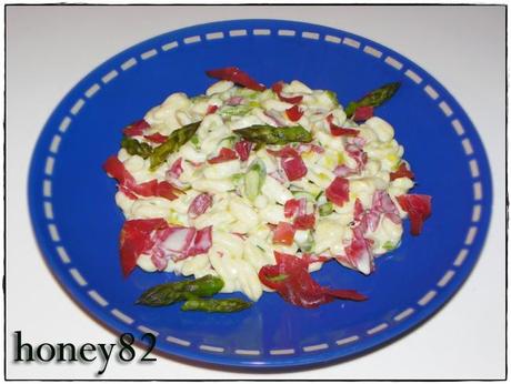 CAVATELLI IN SALSA DI LATTE CON ASPARAGI E BRESAOLA