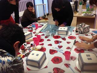 Corso cake design a Seregno, tema Make up cake!