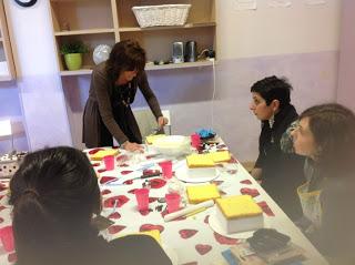 Corso cake design a Seregno, tema Make up cake!