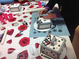 Corso cake design a Seregno, tema Make up cake!