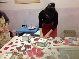 Corso cake design a Seregno, tema Make up cake!