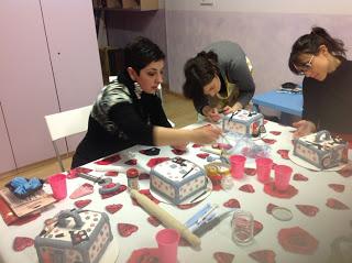 Corso cake design a Seregno, tema Make up cake!