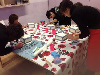 Corso cake design a Seregno, tema Make up cake!