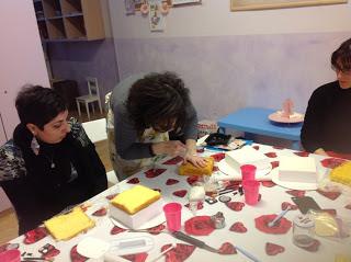 Corso cake design a Seregno, tema Make up cake!