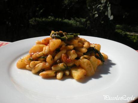 Cavatelli con Patate e Rucola… direttamente dalla Puglia