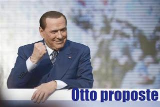 Berlusconi: Otto proposte per dare uno shock al Paese.