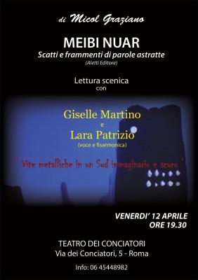 12/04/2013. Presentazi​one del romanzo Meibi Nuar di Micol Graziano