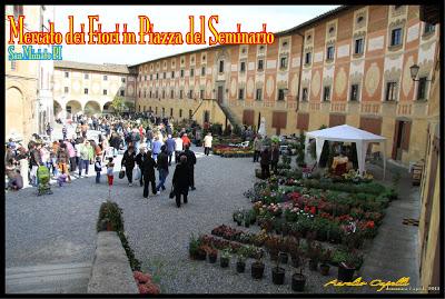 mercato dei fiori in Piazza del Seminario