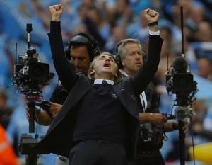 Manchester City's manager  Roberto Manci