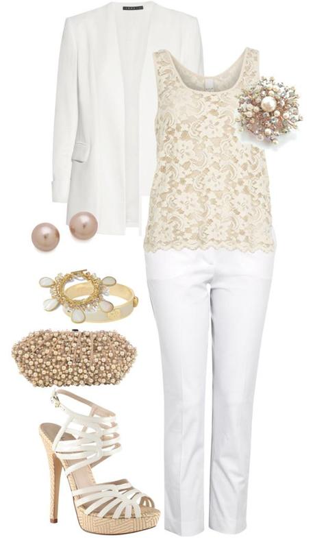 Look per un'occasione: Total White