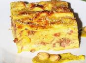 “Lasagne pesto pistacchio, sorpresa”