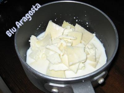 Taglierini con fonduta di castelmagno e granella di nocciole