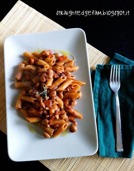 PASTA FAGIOLI E RADICCHIO per Vegetal Monday