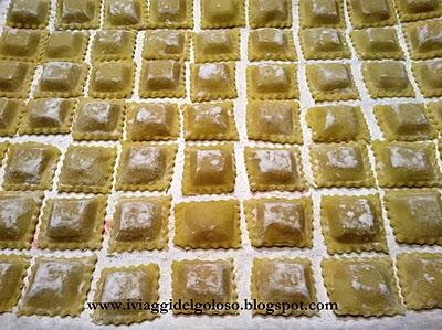 RICETTE DI PASTA FRESCA ... RAVIOLINI SAPORITI ...