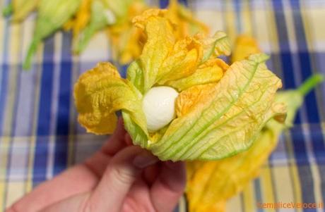 Fiori di zucca ripieni in pastella Fiori di Zucca ripieni 04