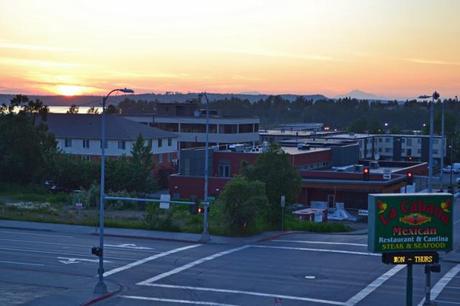 il tramonto... alle 11 di sera