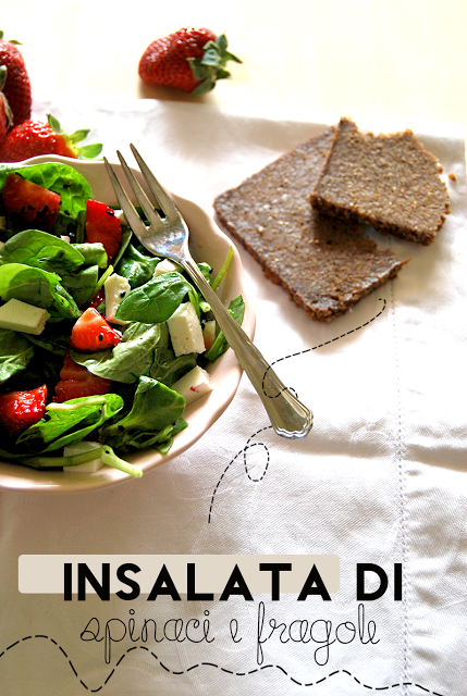 Insalata di spinaci e fragole