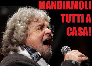 Beppe Grillo: Noi abbiamo il diritto di mandarli tutti a casa!