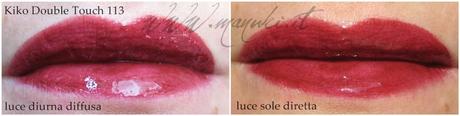 Review Kiko Double Touch Lipstick n.102 e n.113