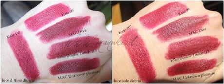 Review Kiko Double Touch Lipstick n.102 e n.113