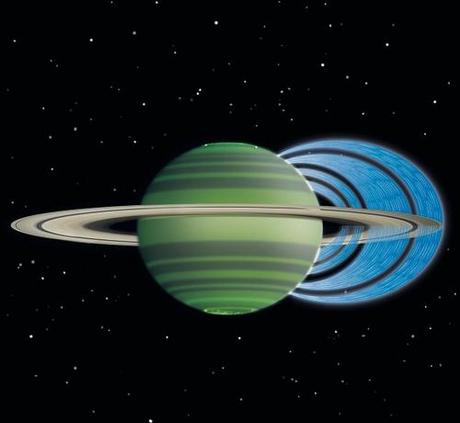 Pioggia su Saturno