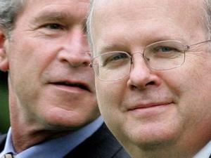 George W. Bush e Karl Rove.