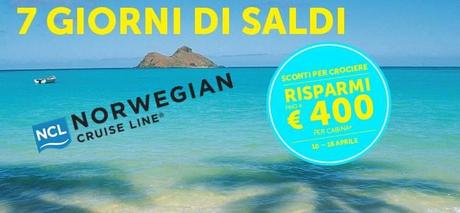 Al via i “7 giorni di saldi” di Norwegian Cruise Line.