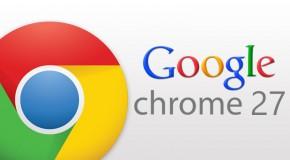 Google Chrome 27 - Logo