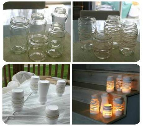 riciclare-vecchi-barattoli-di-vetro-per-fare-candele-da-giardino