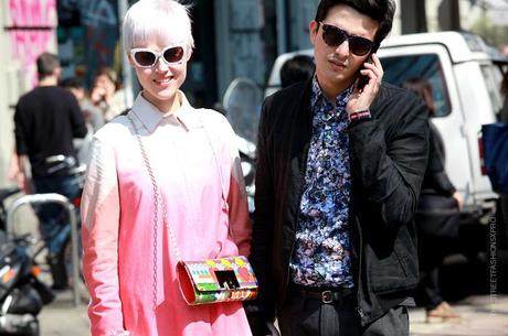 In the Street...Linda & Alessandro...Milan Design Week 2013