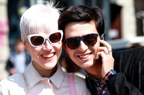 In the Street...Linda & Alessandro...Milan Design Week 2013