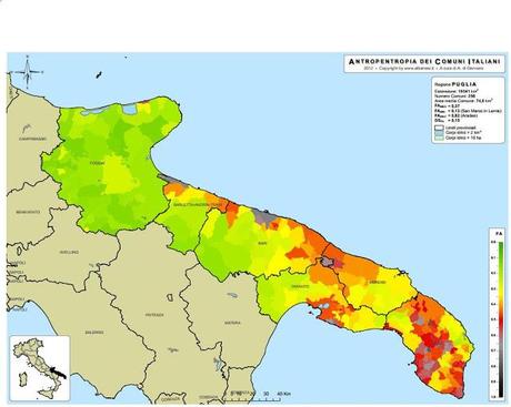 Quanto è antropizzata la Puglia? E il Gargano ? Scopriamo con il progetto Aci