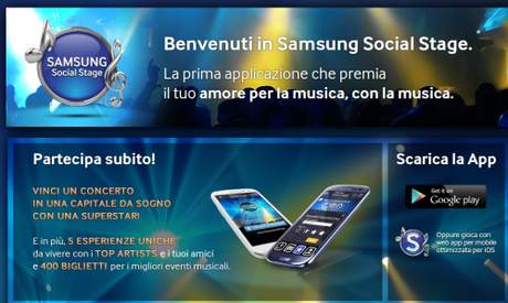 Samsung Social Stage