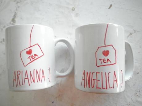 pinterestaholic - un progetto facile diy - le tazze personalizzate ❀