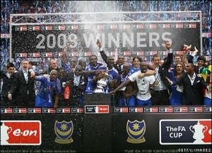 I festeggiamenti per la Fa Cup vinta nel 2008
