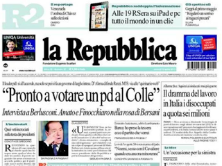 La prima pagina che racconta l'Italia