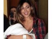 Belen Rodriguez, Stefano Martino piccolo Santiago lasciano clinica (foto)