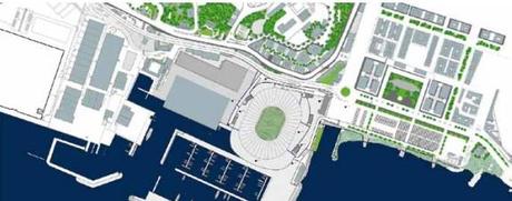 Stadio Sampdoria piantina Ecco la brochure di presentazione dellidea di nuovo stadio della Sampdoria