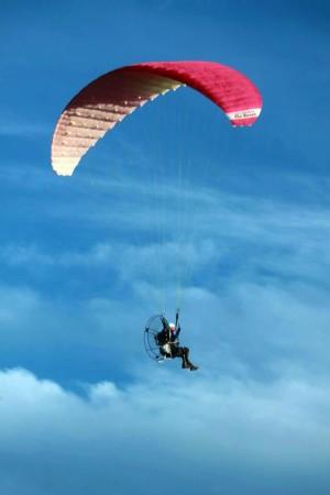 Giorgio Sandrone in volo