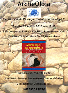 Conferenza a Olbia sugli Antichi Popoli del Mediterraneo