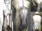 Bellissime stampe elaborazioni tessuto negli abiti seon seol