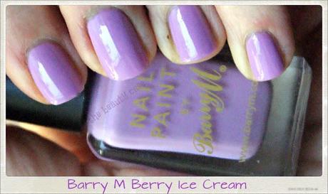 [NOTD] Barry M Nail Paint # 308 Berry Ice Cream