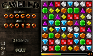 Gweled, clone del più celebre e famoso Bejeweled!