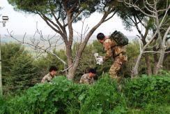 Ruvo/ Castel del Monte. L’Esercito si addestra e ripulisce il Parco Nazionale dell’Alta Murgia