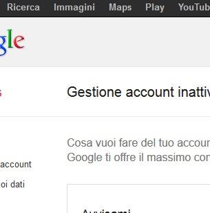 google inactive account manager