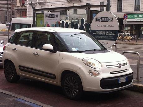 La Fiat 500L unisce i distretti milanesi del design