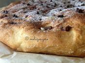 Focaccia dolce lievitazione naturale gocce cioccolata