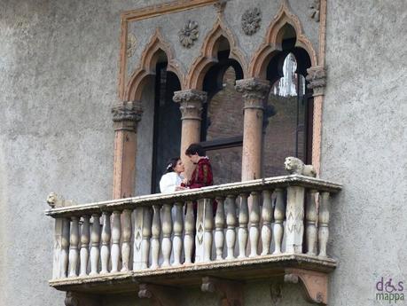 Giulietta e Romeo al balcone